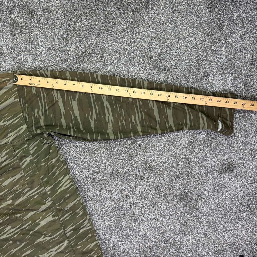 686 Tiger Stripe Camo Full Zip Fleece Jacket Mens XL Green Utility Techwear - Picture 15 of 16